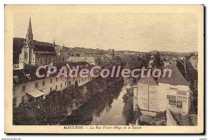 CPA Mauleon La Rue Victor Hugo et le Saison