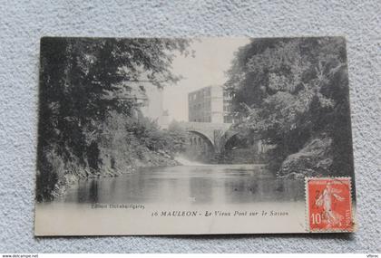 Mauléon, le vieux pont sur le Saison, Pyrénées atlantiques 64