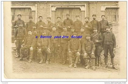 cp 54 MAXEVILLE groupe de militaire du 33 rég d'infanterie , ( fumeurs , clairon ) j b Thiéry ( à confirmer )