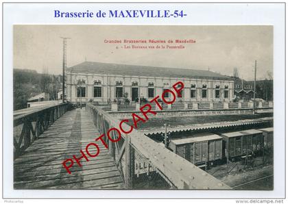 Grandes BRASSERIES Reunies de MAXEVILLE-Biere-Industrie-Commerce-Bureaux-Passerelle-France-54-