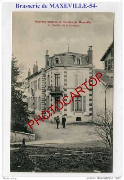 Grandes BRASSERIES Reunies de MAXEVILLE-Pavillon de la Direction-Biere-Industrie-Commerce-France-54-