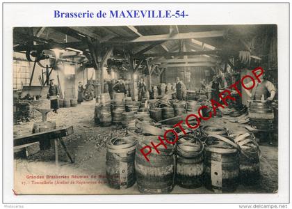Grandes BRASSERIES Reunies de MAXEVILLE-TONNELLERIE-Reparation-Cerclage-Biere-Industrie-Commerce-France-54-