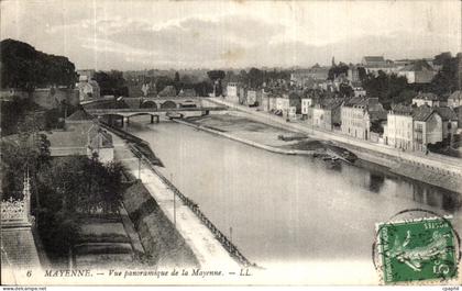 CPA Mayenne Vue Panoramique de la Mayenne