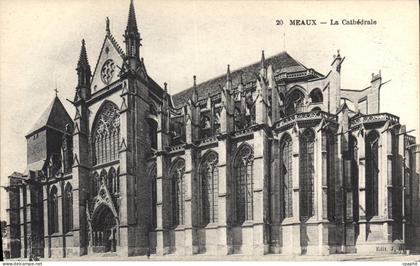 CPA Meaux La Cathedrale
