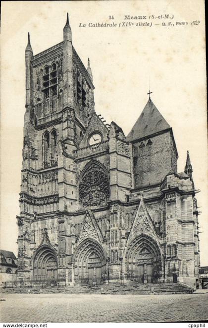 CPA Meaux La Cathedrale