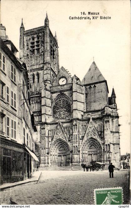 Meaux - La Cathedrale CPA