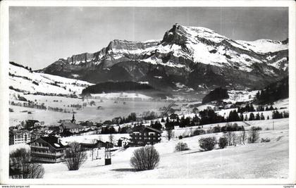 CPA Megeve Station hivernale L aiguille de Varan