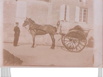 R18-47) MEILHAN SUR GARONNE - PHOTO -  MAISON CARDONNE- ANIMATION - HABITANTS - ATTELAGE CHEVAL - ( 2 SCANS )