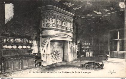 CPA Meillant Le chateau La salle a manger