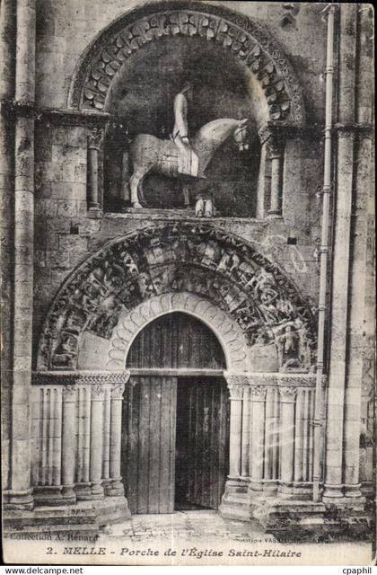 Melle - Eglise Saint Hilaire - CPA