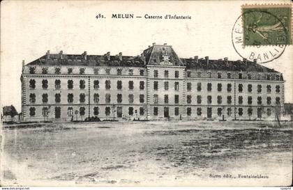 CPA Melun Caserne d'infanterie