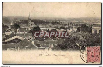 CPA Melun Vue Generale