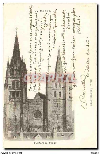 CPA Mende Clochers de Mende