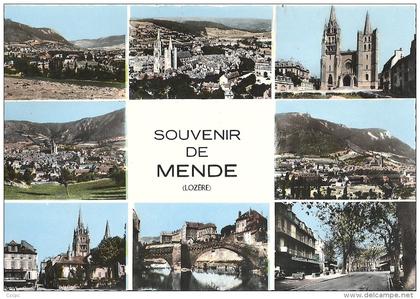 CPM Souvenir de Mende - vues multiples