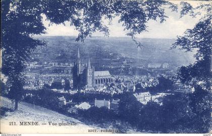 Mende - Vue Generale - CPA