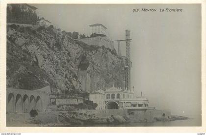 CPA Menton La Frontiere