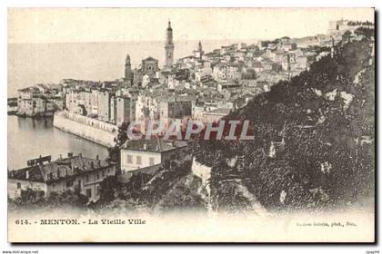 Menton - la Vieille Ville - CPA