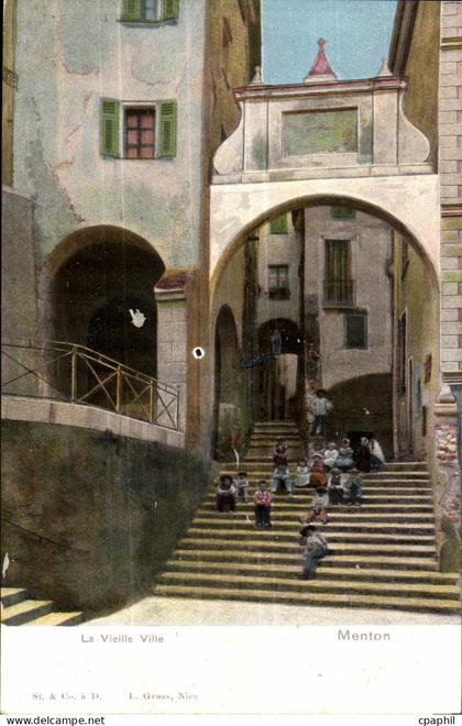 Menton - La Vieillie Ville - CPA