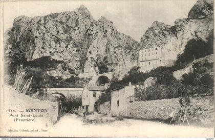 Menton - Pont Saint Louis - CPA