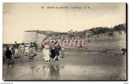 CPA Mers les Bains La plage
