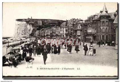 Mers les Bains - Esplanade - CPA