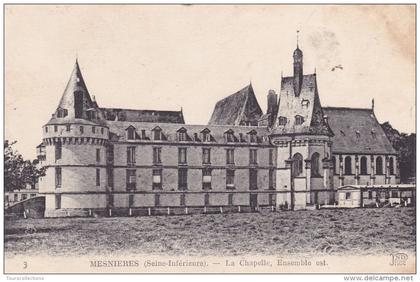 CPA 76 @ MESNIERES en Bray @ La Chapelle , Ensemble EST