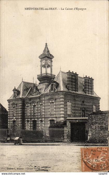 CPA Neufchatel en Bray La caisse d'Epargne