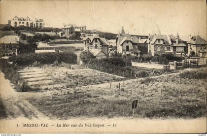 CPA Mesnil Val La Mer vue du Val Coquet
