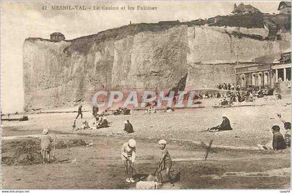 CPA Mesnil Val Le Casino et les Falaises