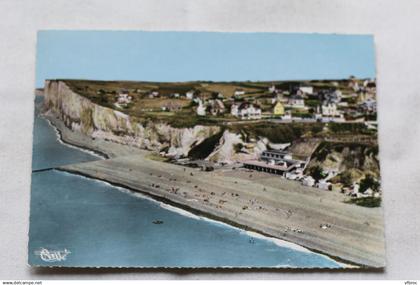Cpm 1963, Mesnil Val, vue générale, la plage et les falaises, Seine Maritime 76