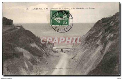 Mesnil Val - La Descente vers la Mer - CPA