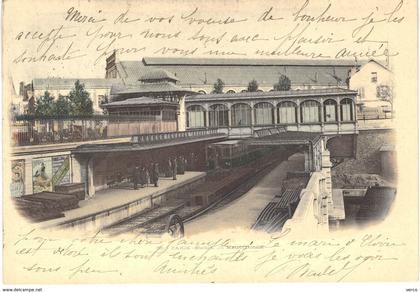 Carte POSTALE Ancienne de  PARIS - Station de Métro