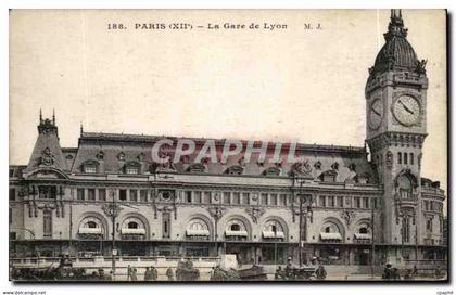 CPA Paris La Gare de Lyon