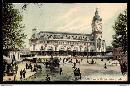 CPA Paris, La Gare de Lyon