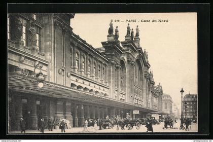 CPA Paris, La Gare du Nord