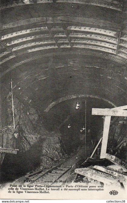 Paris - Travaux du Métro - Au Chatelet