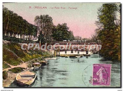 CPA Meulan Le Petit Bras Paysage