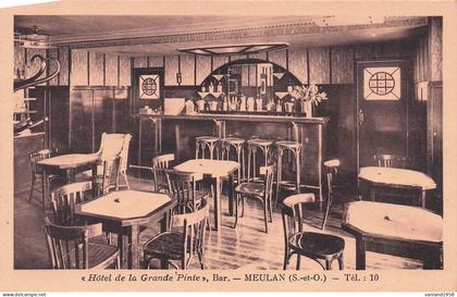 MEULAN-hôtel de la Grande Pinte -bar