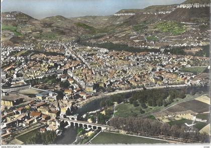 CPM Millau vue générale aérienne