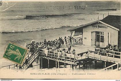 40 - Mimizan Plage - Etablissemenl Thermal - Animée - CPA - Voir Scans Recto-Verso