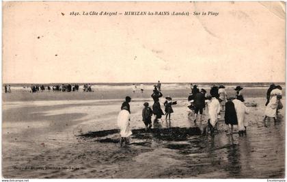 CPA  Carte Postale  France  Mimizan-les-Bains Sur la Plage  VM104893ok