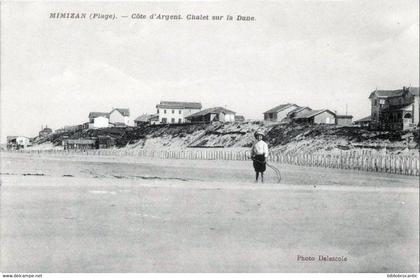 D40 - MIMIZAN-PLAGE - COTE D'ARGENT <  CHALETS SUR LA DUNE