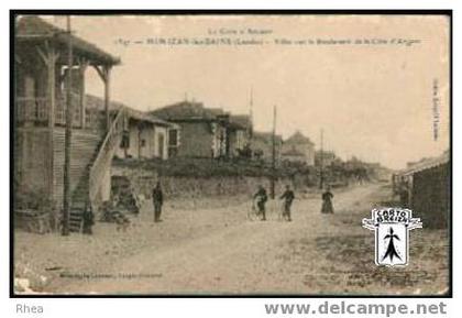 40 Mimizan - 1347 - La Côte d'Argent - MIMIZAN-les-BAINS (Landes) - Villas sur le Boulevard de la Côte d'Argent - cpa