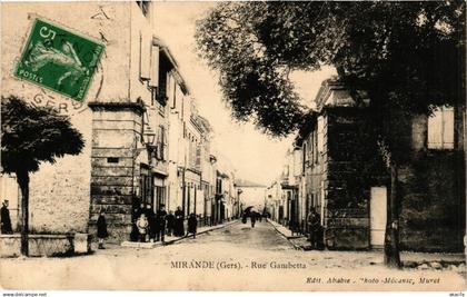 CPA MIRANDE - Rue Gambetta (359784)