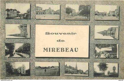 86 - Mirebeau - Multivues - CPA - Oblitération de 1928 - Voir Scans Recto-Verso