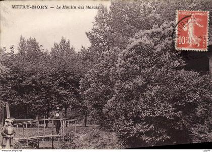 CPA Mitry Mory Le Moulin des Marais