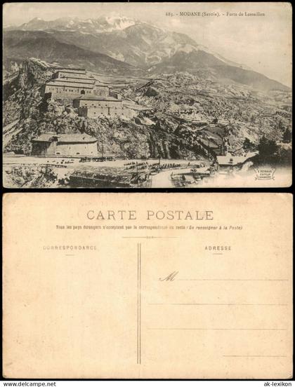 CPA Modane MODANE (Savoie) Forts de Lesseillon 1910