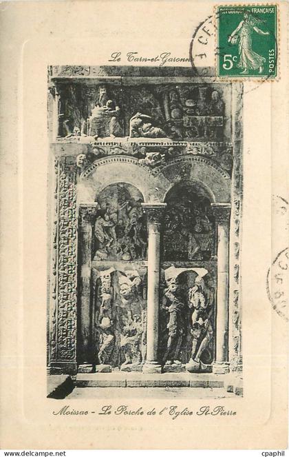 CPA moissac-le Poche de l'Eglise St Pierre
