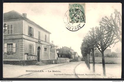 CPA Moisselles, La Mairie