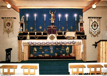 CPM Chapelle Saint Jean Baptiste Molieres Sur Ceze Maitre Autel